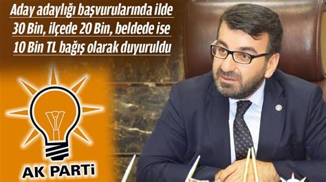 AK PARTİDE ADAY ADAYLIĞI BAŞVURULARI BAŞLADI BATMAN ÇAĞDAŞ GAZETESİ