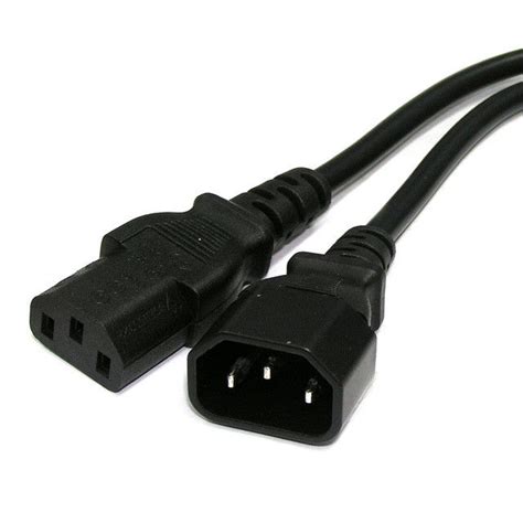 1m Power Extension Cable Iec Kettle Male To Female Ups Lead C13 C14 Cabledup® The Place For