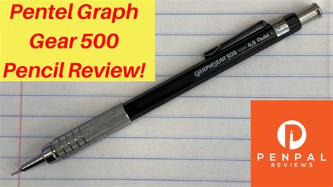 Pentel Graph Gear Mechanical Pencil Review Youtube