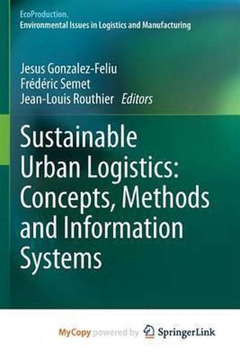 Sustainable Urban Logistics Boeken Bol