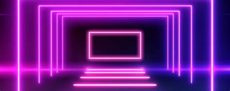 Twitch Profile Banner Neon Futuristic Theme Video Game Twitch