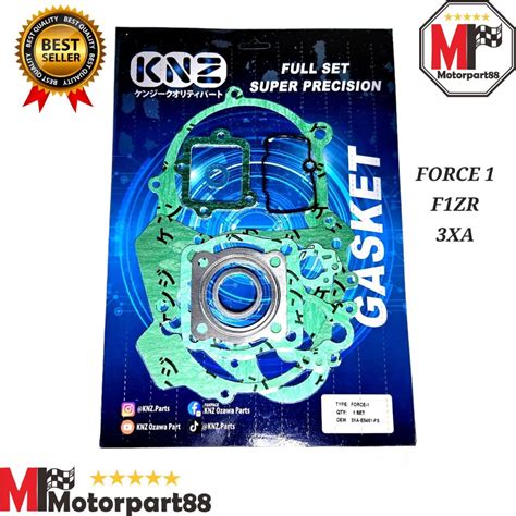 Jual PAKING KNZ GASKET FULL SET FORCE 1 F1ZR 3XA Shopee Indonesia