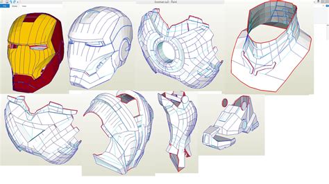 Iron Man Suit Blueprints Wallpapers