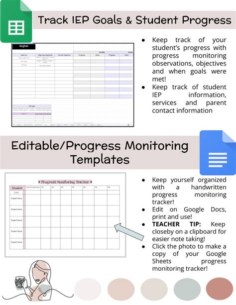 Iep Goals Data Collection Tracking Sheets Special Education Google