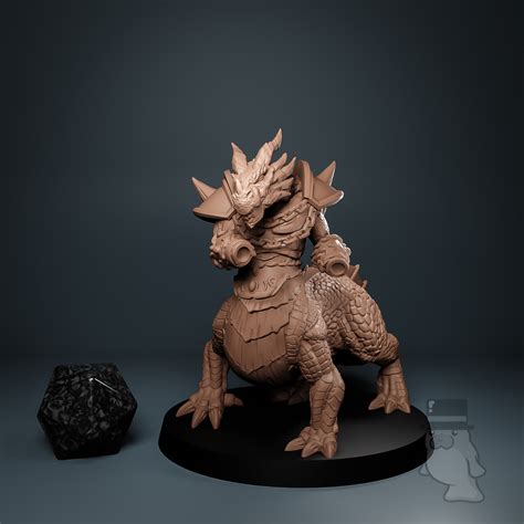 Draconic Centaur 3 Draconian Guard Imagine Minis Mini Manatee