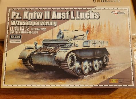 Flyhawk 1 72 Pz II Ausf L Luchs w Zusatzpanzerung 興趣及遊戲 玩具 遊戲類