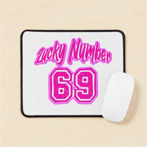 Pink Lucky Number 69 Sticker For Sale By Swiftjace Redbubble