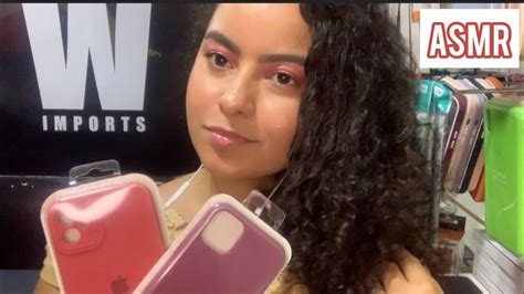 Asmr Roleplay Loja De Iphone E Acess Rios Muito Tapping E Sons De