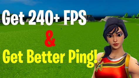 How To Increase FPS And Decrease Ping In Fortnite Fortnite How To Get