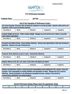 Fy Perance Evaluation Doc Template Pdffiller