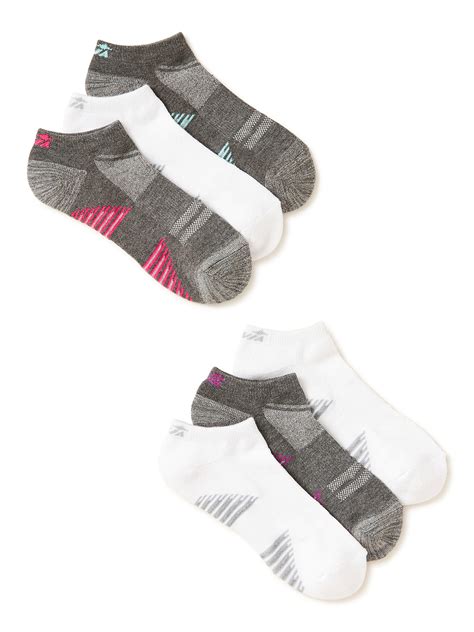 Avia Womens Premium Cushioned Low Cut Socks 6 Pack