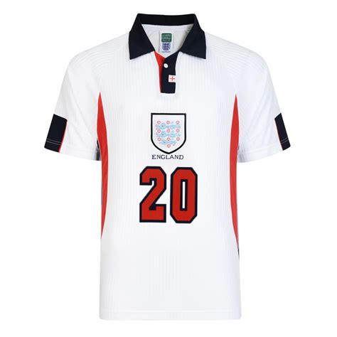 England World Cup Finals No Owen Shirt England Retro Jersey