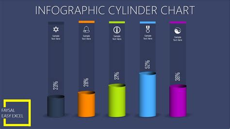 3d Infographic Cylinder Chart Slidemodel Infographic Infographic Images