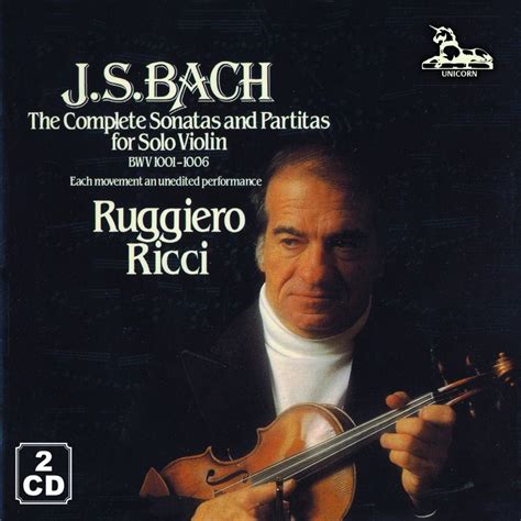 J S Bach The Complete Sonatas And Partitas For Solo Violin Cd