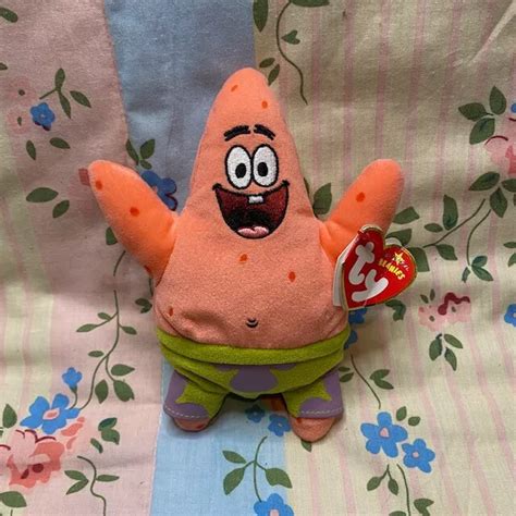 Tagged Ty Beanies Nickelodeon Spongebob Squarepants Patrick Star Soft