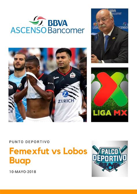 Femexfut Vs Lobos Buap Punto Deportivo