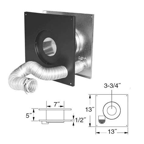 Duravent 3 Pelletvent Pro Wall Thimble Air Intake Kit 3pvp Wti