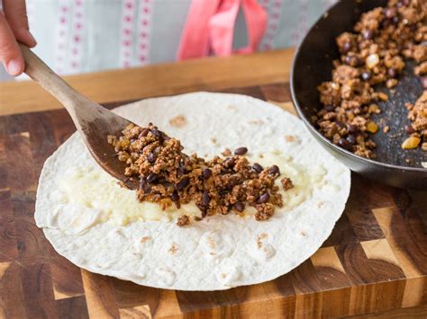 Burritos Selber Machen Vom F Llen Falten Und Rollen Rezept