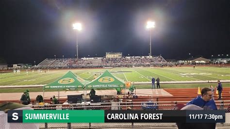 The Summerville Green Wave Defeat The Carolina Forest Panthers 63 To 35