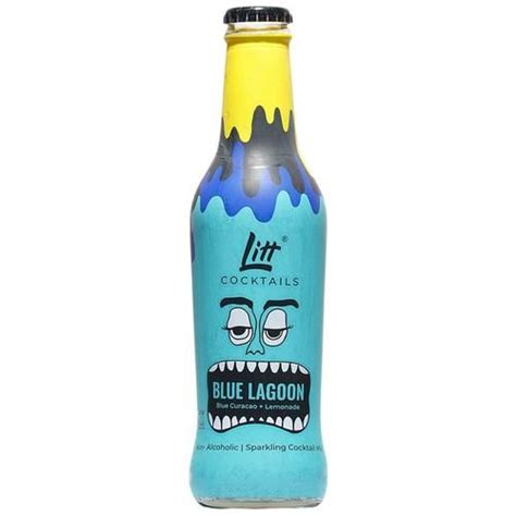 Buy LITT Cocktails Blue Lagoon Blue Curacao Lemonade Non Alcoholic