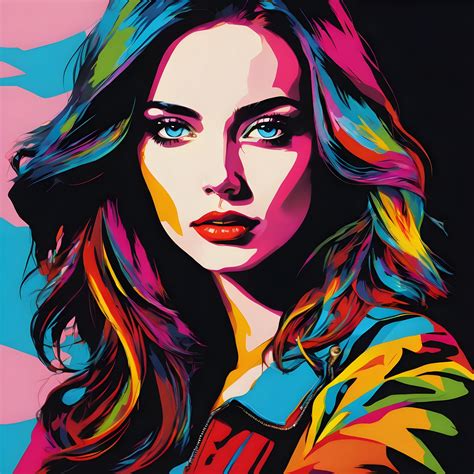 Pop Art Woman Portrait Free Stock Photo Public Domain Pictures