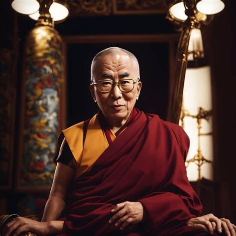 Premium Ai Image Dalai Lama Biography Tibetan Spiritual Leader Dalai