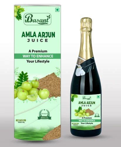 Amla Arjuna Juice 1000 Ml Packaging Type Bottle At Rs 120 Bottle In