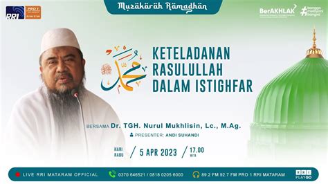 Keteladanan Rasulullah Dalam Istighfar Youtube