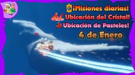 Misiones Diarias De Enero Pasteles Cristales Planicie Luz De