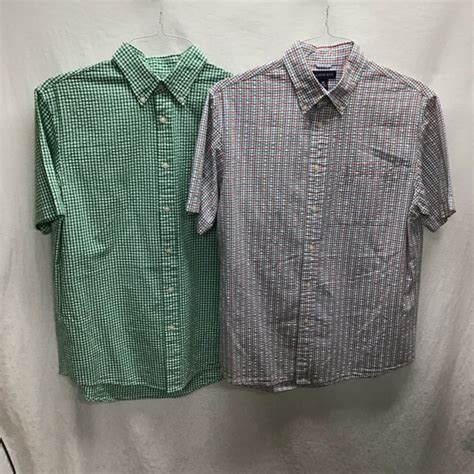 Lands End Shirts Bundle Of 2 Lands End Seersucker Ss Shirts Nice Poshmark