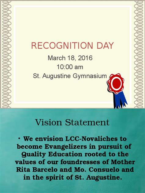 Recognition Day Pdf Academia Educational Stages