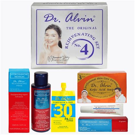 Dr Alvin Rejuvenating Set No Prime Hydroquinone Tretinoin