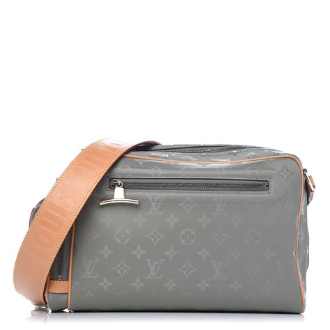 Louis Vuitton Kim Jones Camera Bag Monogram In Titanium 319067