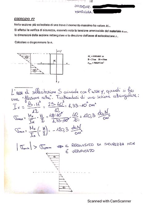 Elaborato F7 Scienza Delle Costruzioni Corretto E Superato Prove D