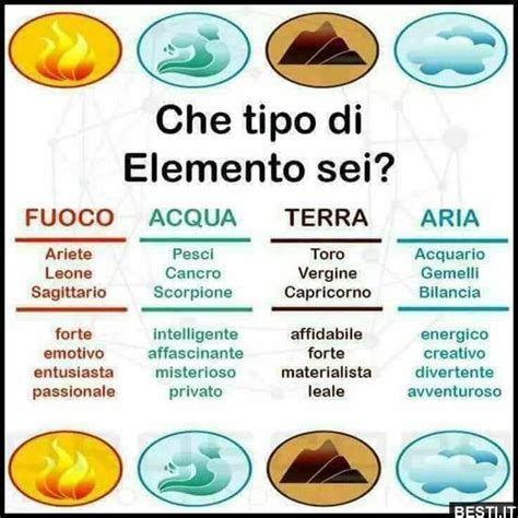 Che Tipo Di Elemento Sei Bilancia Segni Zodiacali Segni Di Oroscopo