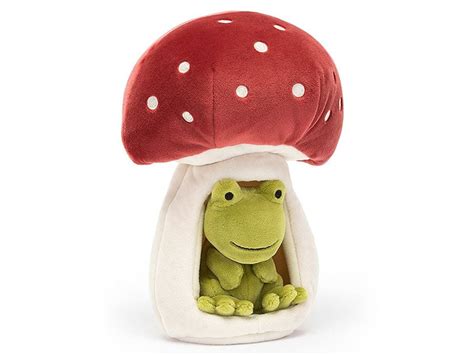 Craquez Pour La Peluche Grenouille Et Sa Maison Champignon Cm Jellycat