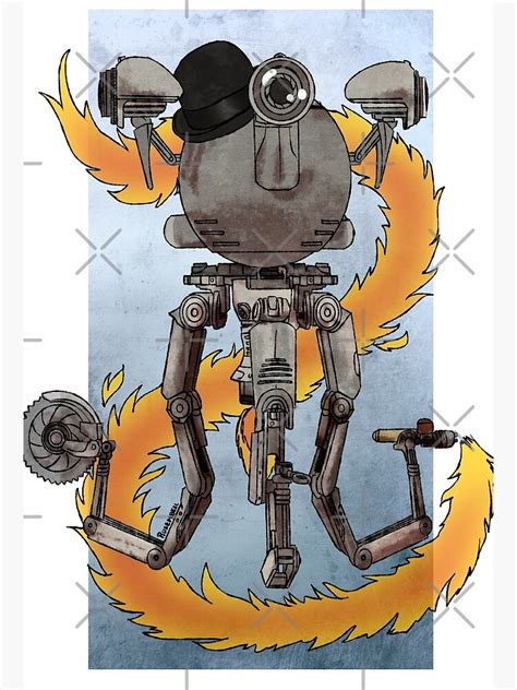 "Codsworth Fallout 4" Poster by Rusembell | Redbubble