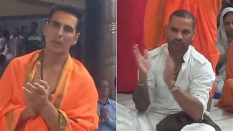 Watch Akshay Kumar Visits Ujjains Mahakaleshwar Temple On Birthday