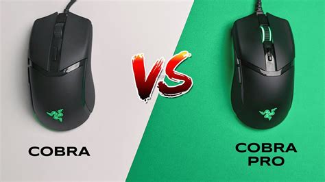 Razer Cobra Vs Cobra Pro Mouse The Differences YouTube