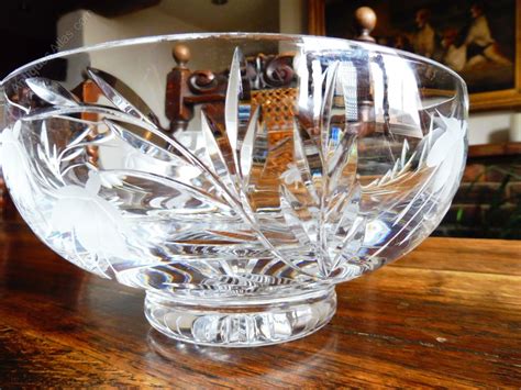 Antiques Atlas Stuart Crystal Cascade Pedestal Bowl