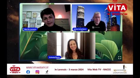 Vita Web TV RACCONTATI DI DOMENICA Antonia E Pietro Accolgono Max