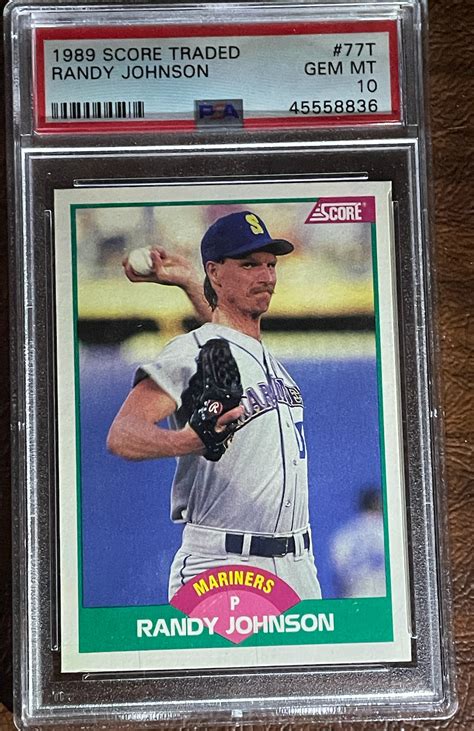 Randy Johnson Score Traded T Base Price Guide Sports Card