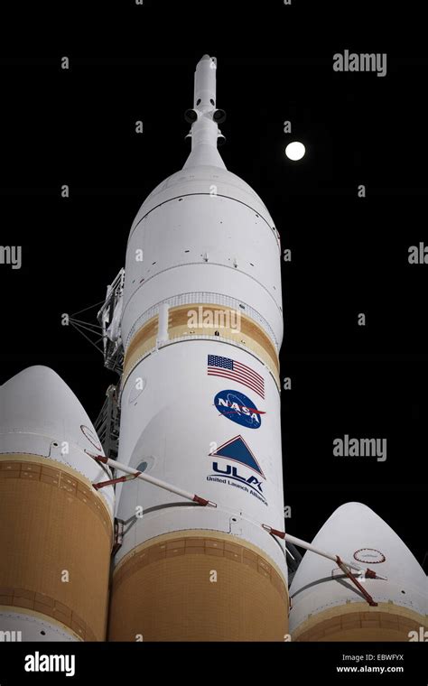 Nasas Orion Spacecraft Mounted Atop A United Launch Alliance Delta Iv