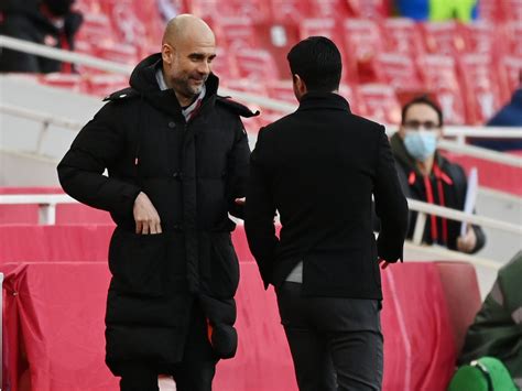 Arsenal Vs Manchester City May Very Well Be Postponed To Suit Psv Fixture Suggests Pep Guardiola