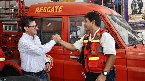 Alcalde Gerson Lecca Cumpliendo Con Los Verdaderos H Roes Los