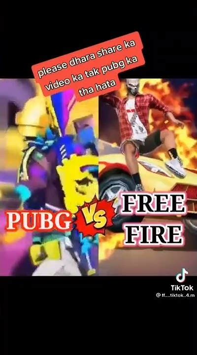 Free Fire Vs Pubg Mobile Montage Youtube