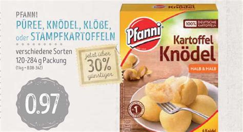 Pfanni Püree Knödel Klöße Oder Stampfkartoffeln Angebot bei Edeka