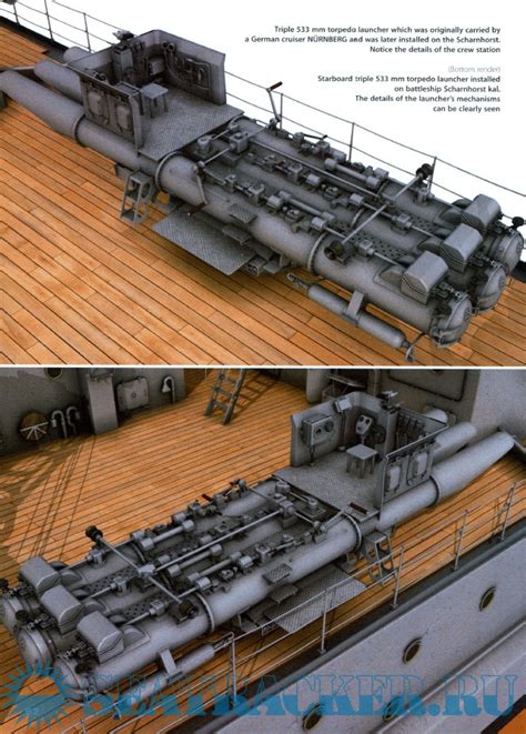 The Battleship Scharnhorst Super Drawings In 3D Marius Motyka