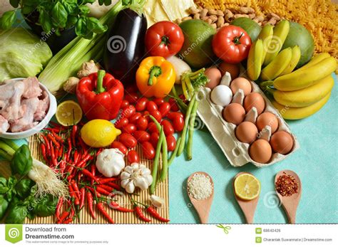 The 5 Food Groups Stock Photo Image Of Vegetables Meal 68640426