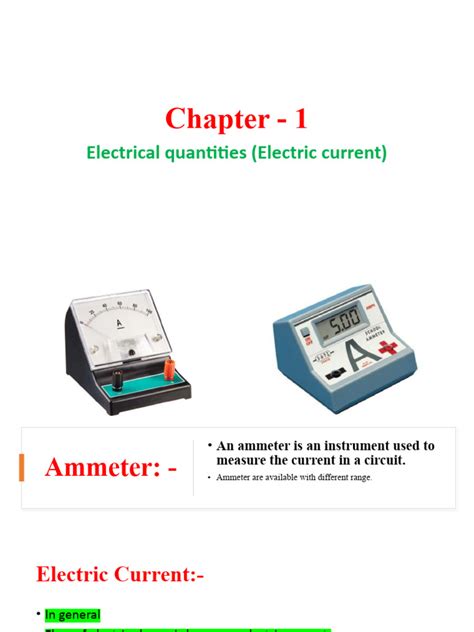 Current Voltage And Resistance Download Free Pdf Electrical Resistance And Conductance